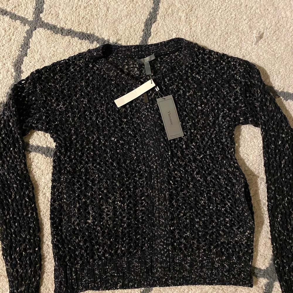 Theonne Italian yarn cardigan zip